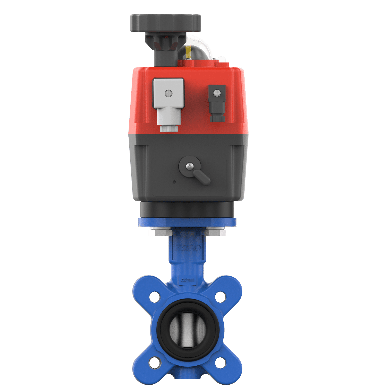 Electric butterfly valve DN25