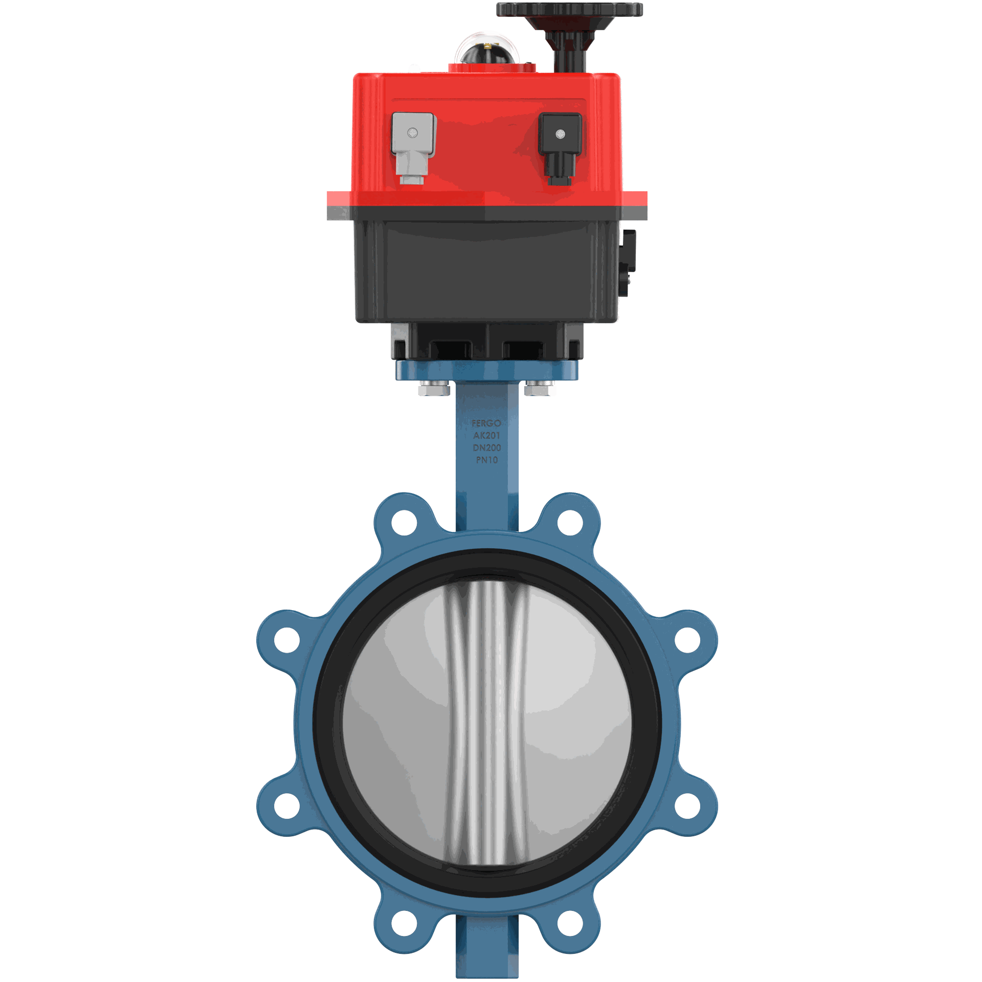 Elektrische Absperrklappe DN200 Absperrklappe Elektrisch DN200