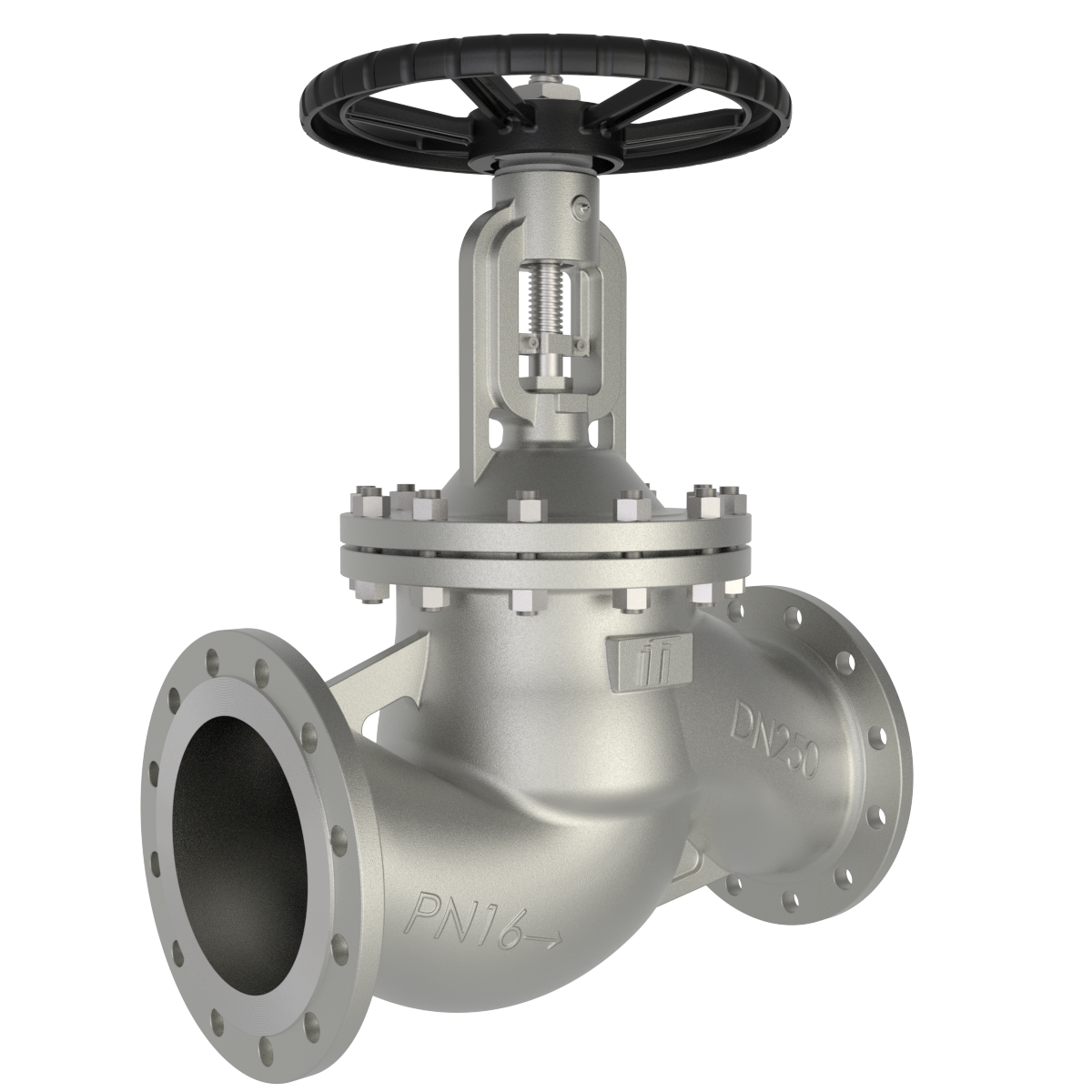 Edelstahl Faltenbalgventil DN250 PN16