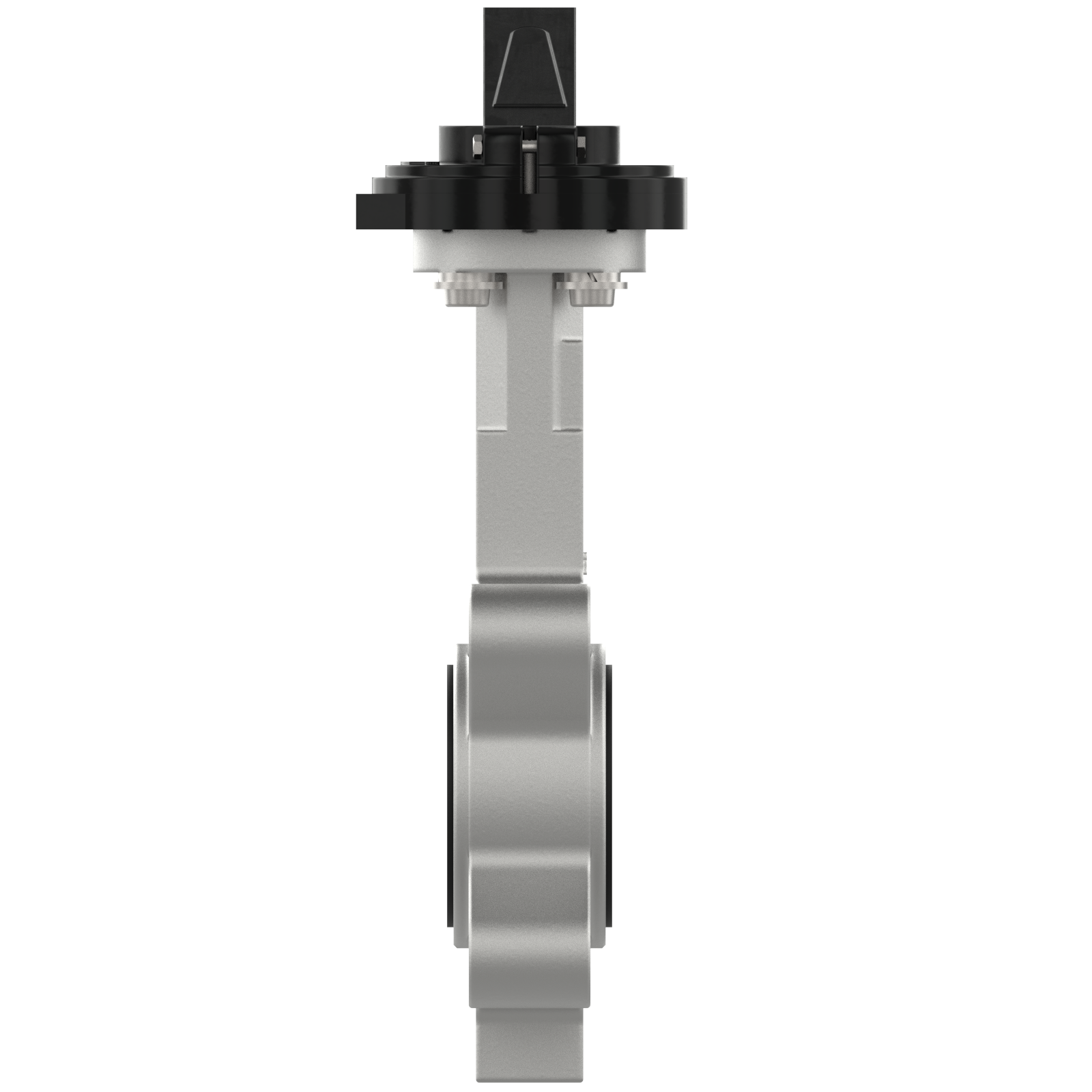 Stainless steel butterfly valve DN50 with hand lever for industrial applications Stainless steel butterfly valve DN50
