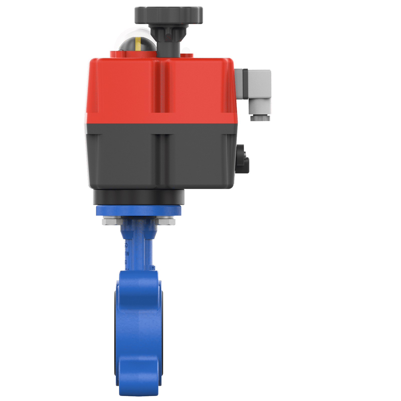 Vanne papillon DN50 pour eau potable avec actionneur électrique Drinking water butterfly valve DN50 electric