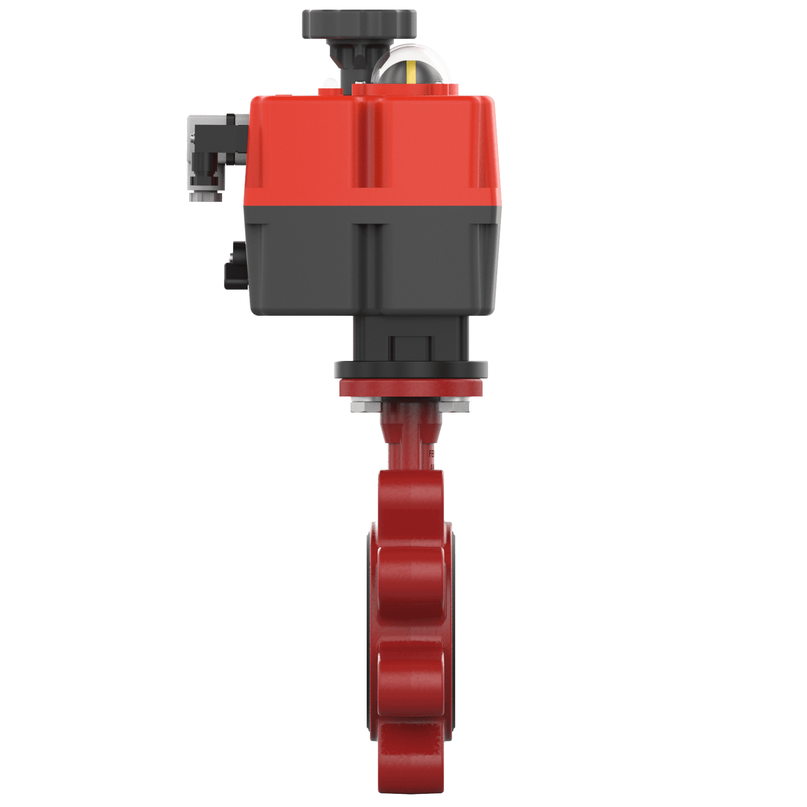 Butterfly valve with electric actuator DN80 Electric butterfly valve DN80