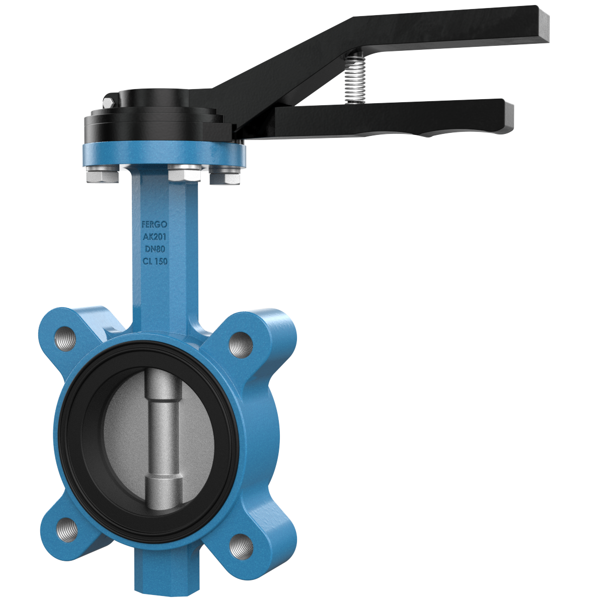 Butterfly valve DN80 ASME Class 150 Butterfly valve DN80 ASME Class 150 for industrial piping systems