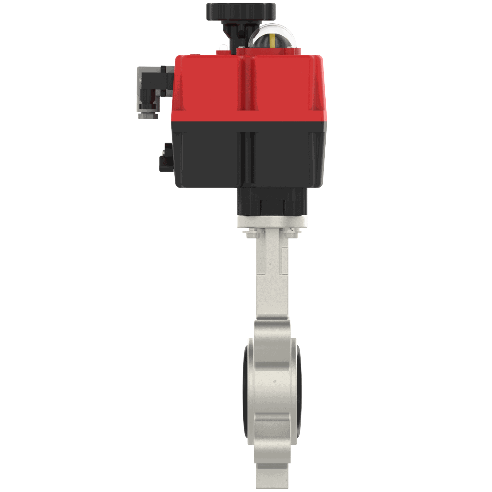 Electric stainless steel butterfly valve DN65