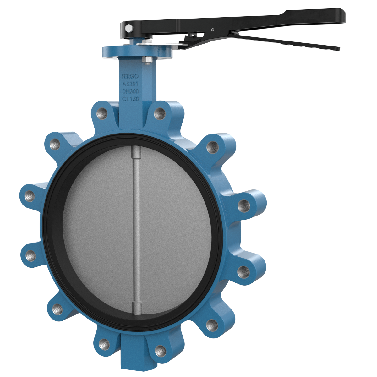 Butterfly valve DN300 ASME Class 150 Butterfly valve DN300 ASME Class 150 for industrial piping systems