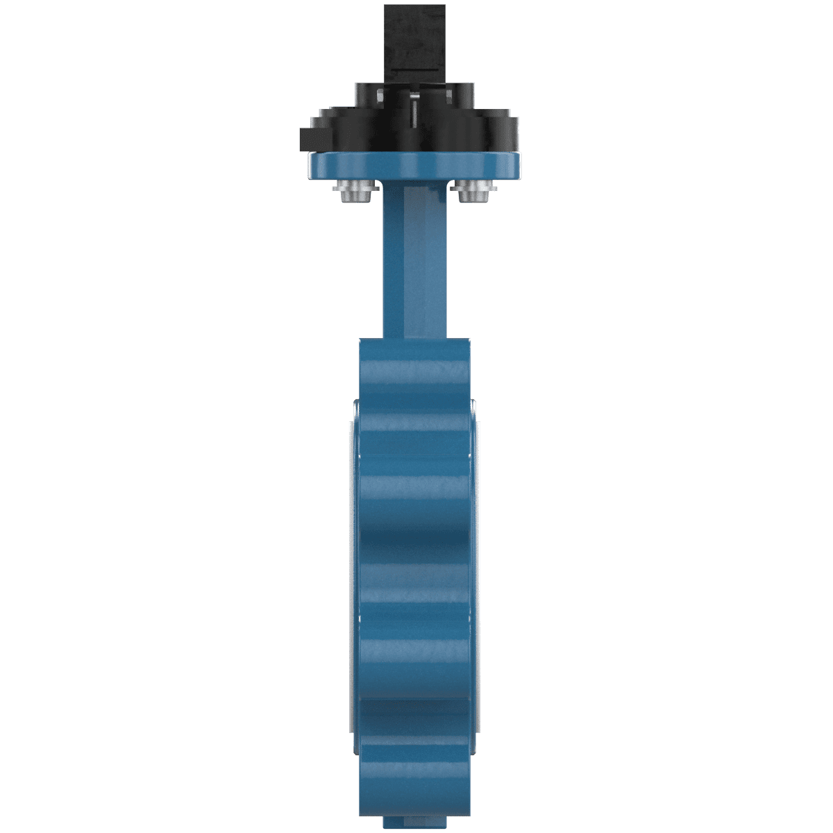 Vanne papillon à oreilles DN100 avec levier manuel et siège PTFE pour applications industrielles Vanne papillon DN100 avec levier manuel