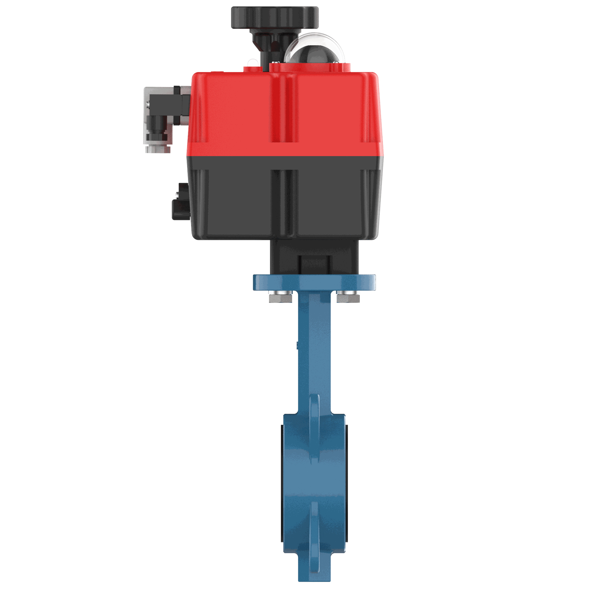 Butterfly valve DN65 with electric actuator Vanne papillon DN65 avec actionneur électrique – robinet industriel pour le contrôle du débit