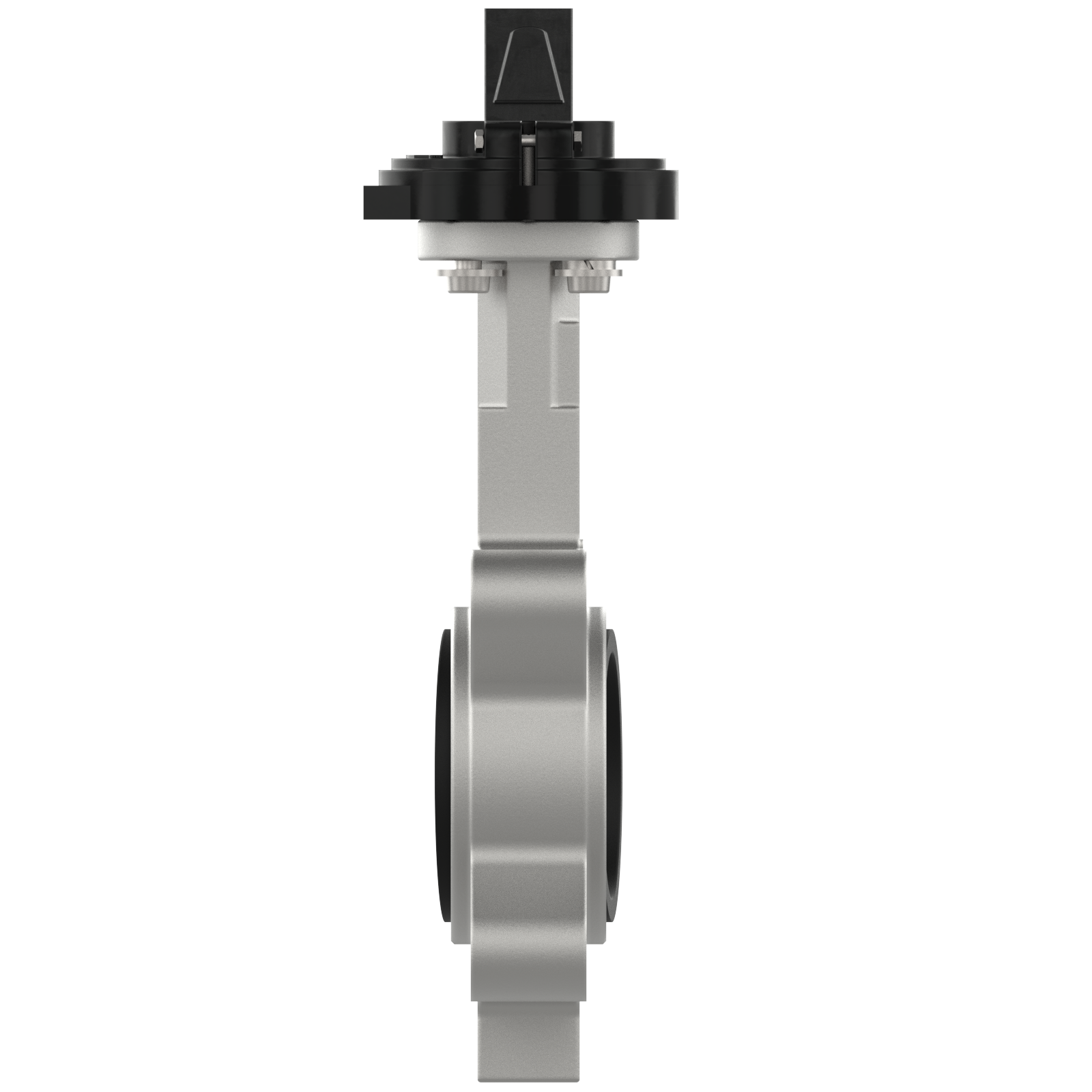 Edelstahl Absperrklappe DN65