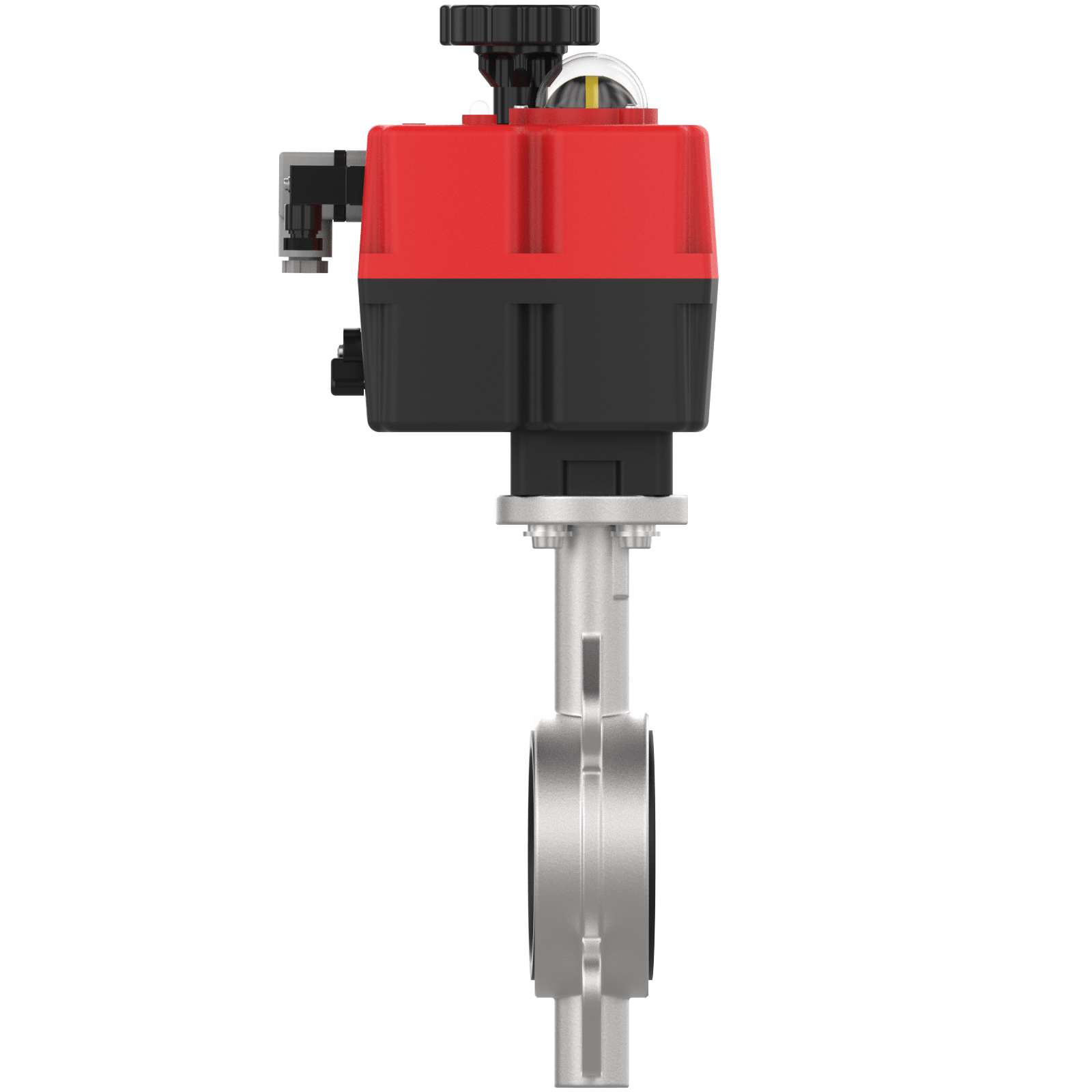 Elektrische Edelstahl Absperrklappe DN80