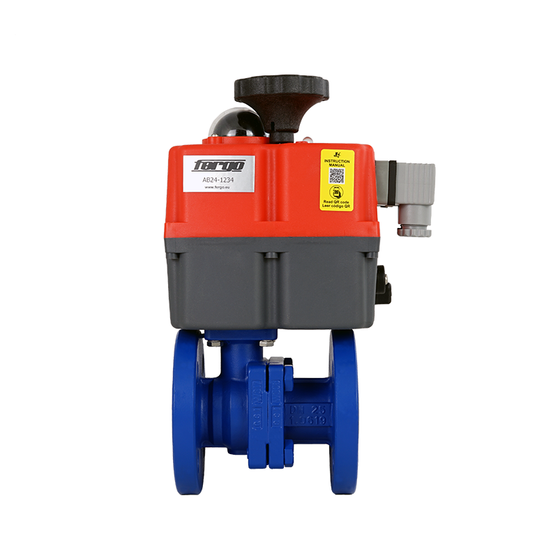 Flanschkugelhahn Gas elektrisch