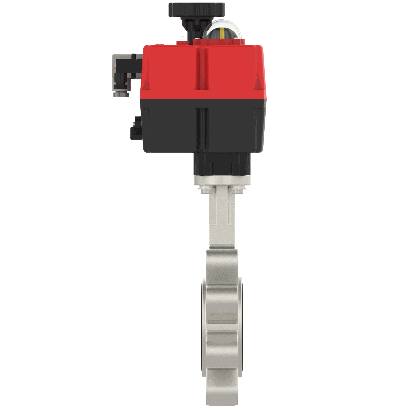 Elektrische Edelstahl Absperrklappe DN80