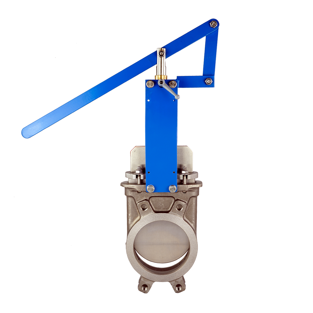 Knife-gate-valve-stainless-steel-lever