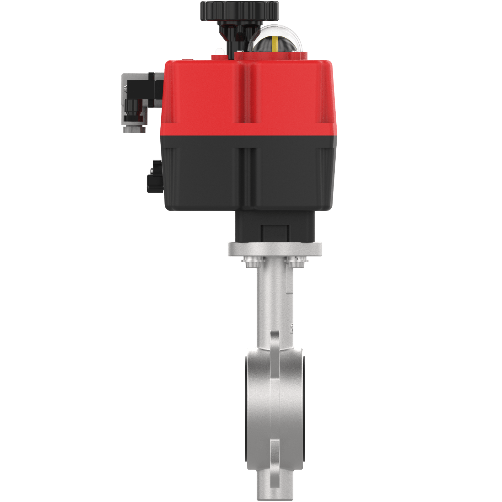 Elektrische Edelstahl Absperrklappe DN65