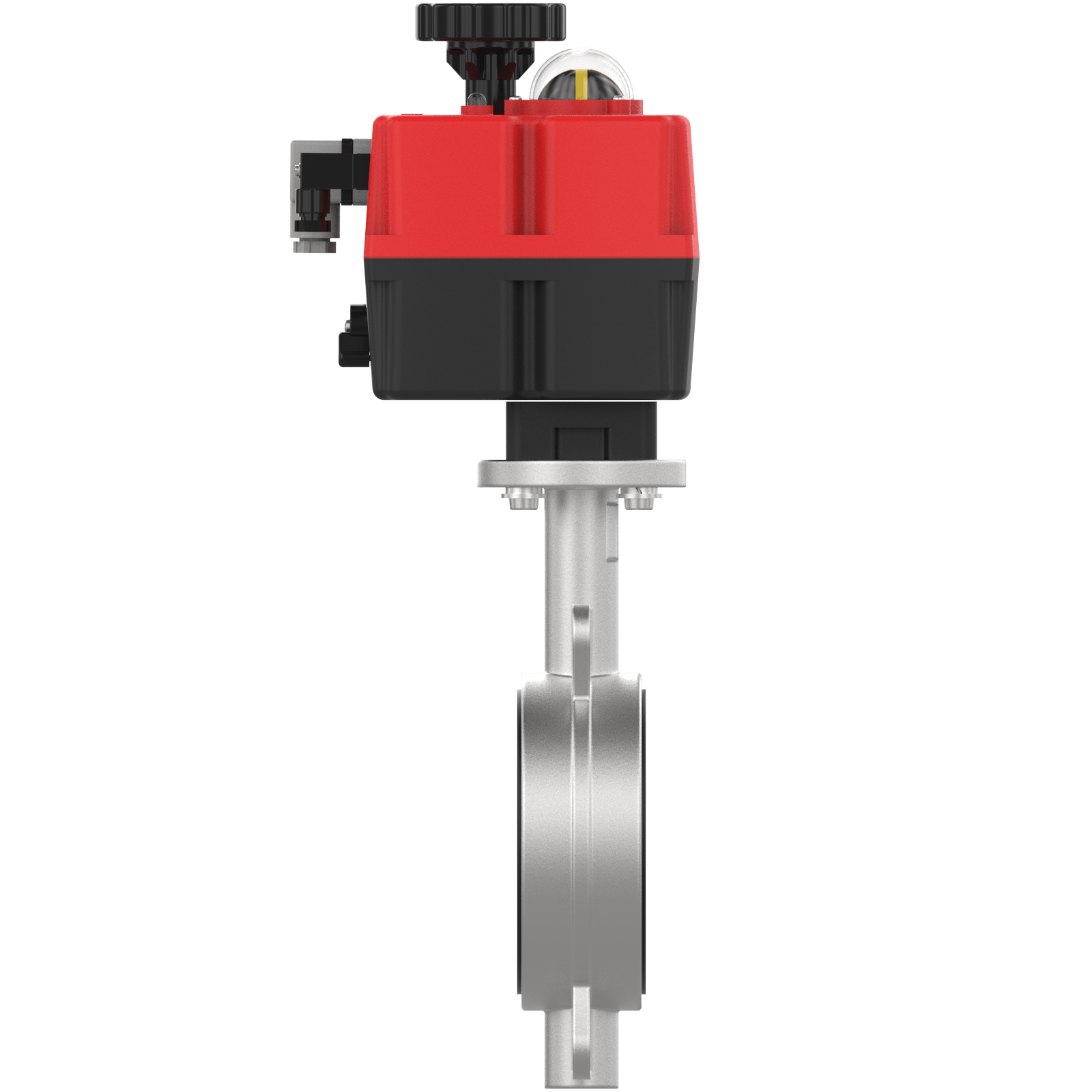 Electric stainless steel butterfly valve DN100