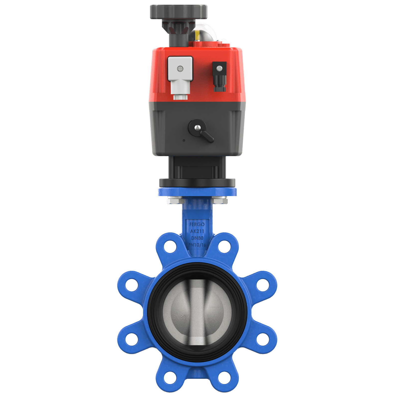 Elektrische Absperrklappe DN80 Absperrklappe elektrisch DN80