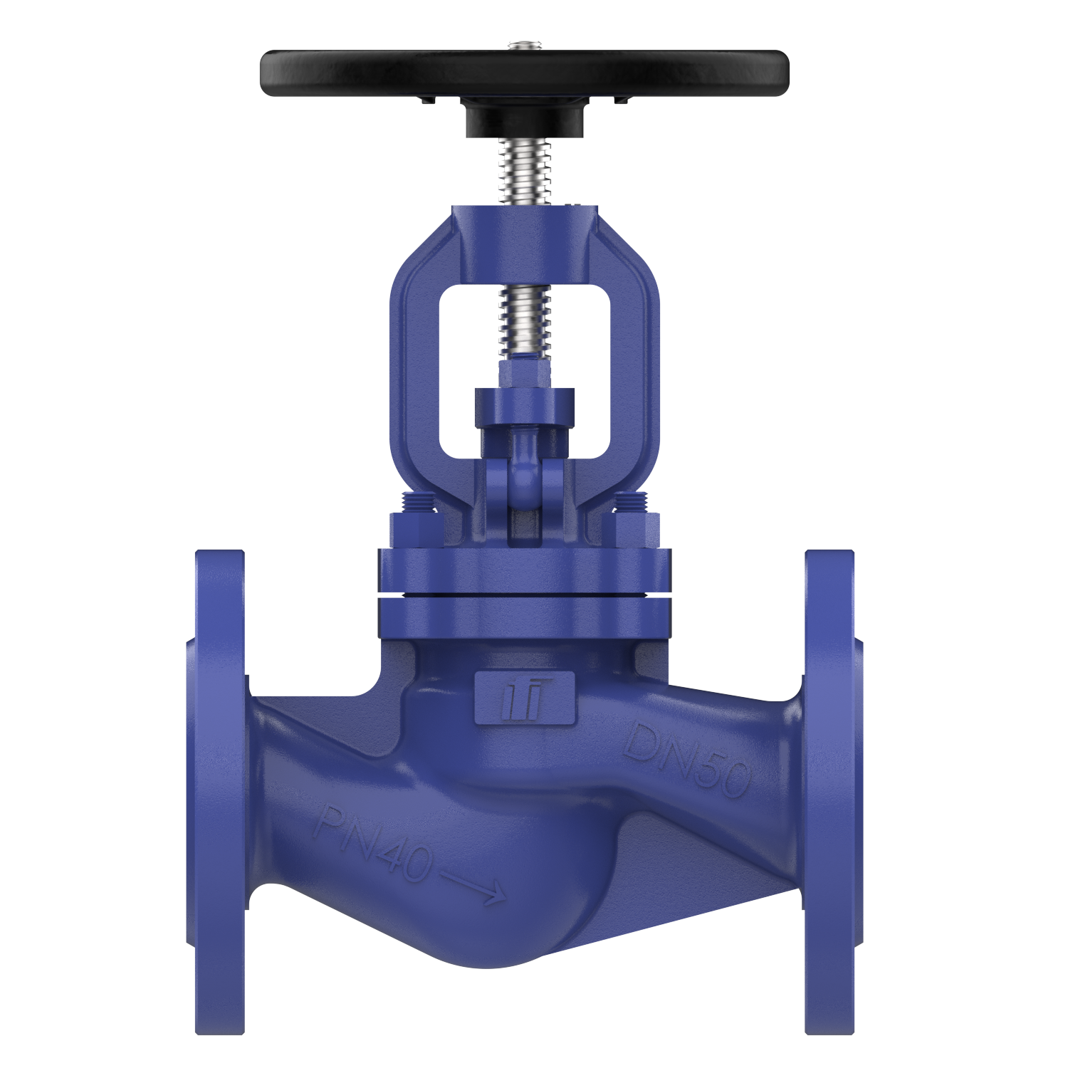 VG430 flanged shut-off valve DN 50 PN16/40 steel TA-air handwheel VG430 flanged shut-off valve DN 50 PN16/40 steel TA-air handwheel