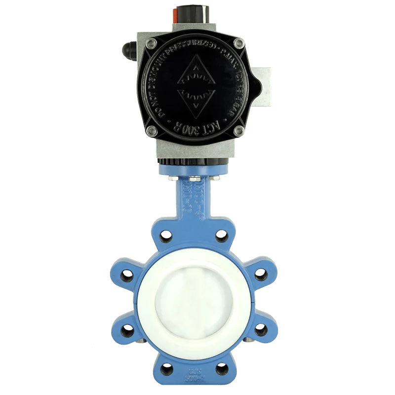 PTFE Ausgekleidet Absperrklappe PN10/16/150lbs
