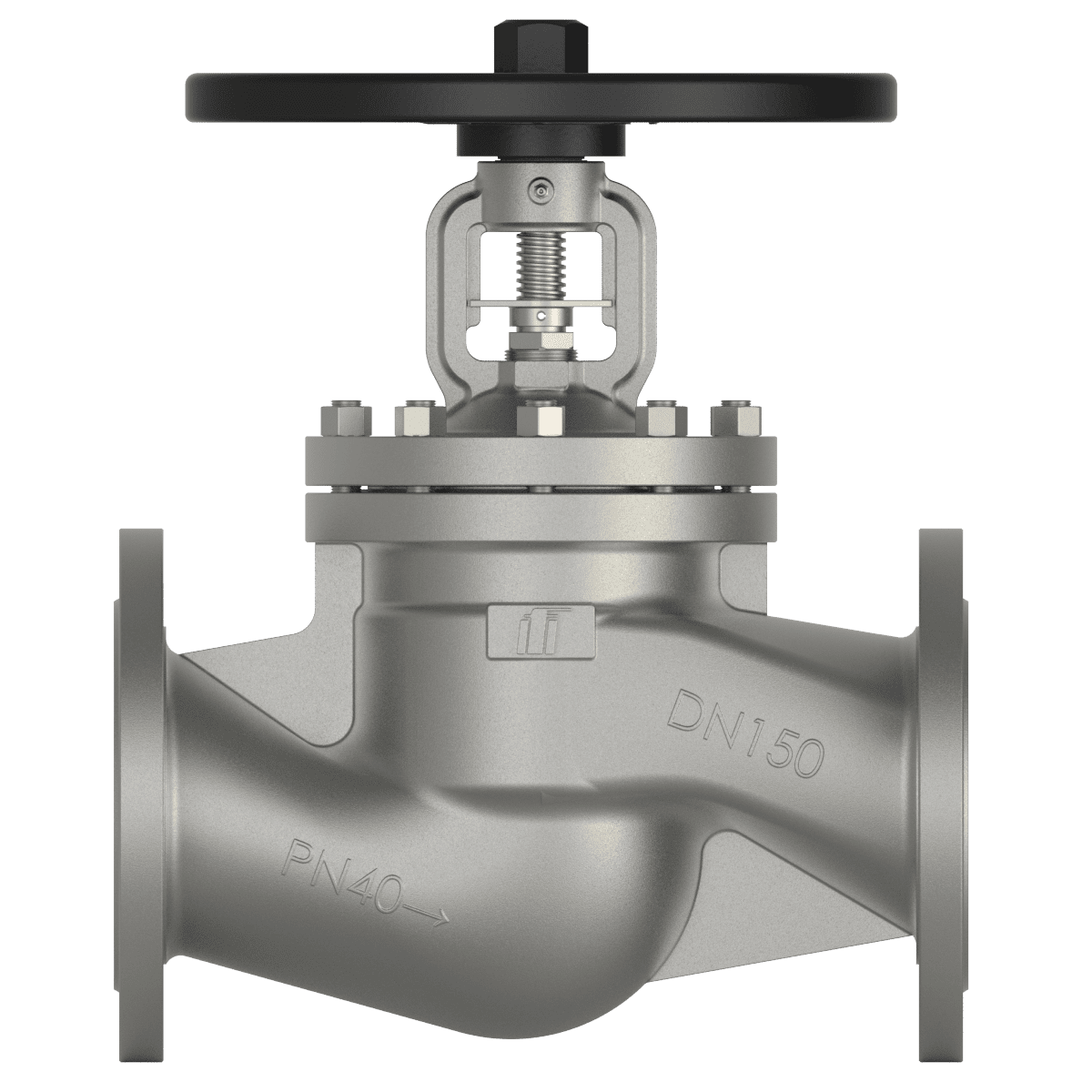 Robinet à soupape à soufflet en acier inoxydable DN150 PN40