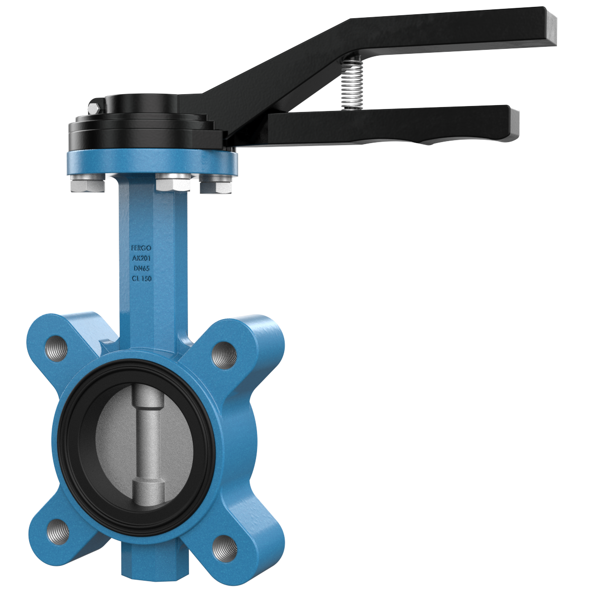 Butterfly valve DN65 ASME Class 150 Butterfly valve DN65 ASME Class 150 for industrial piping systems