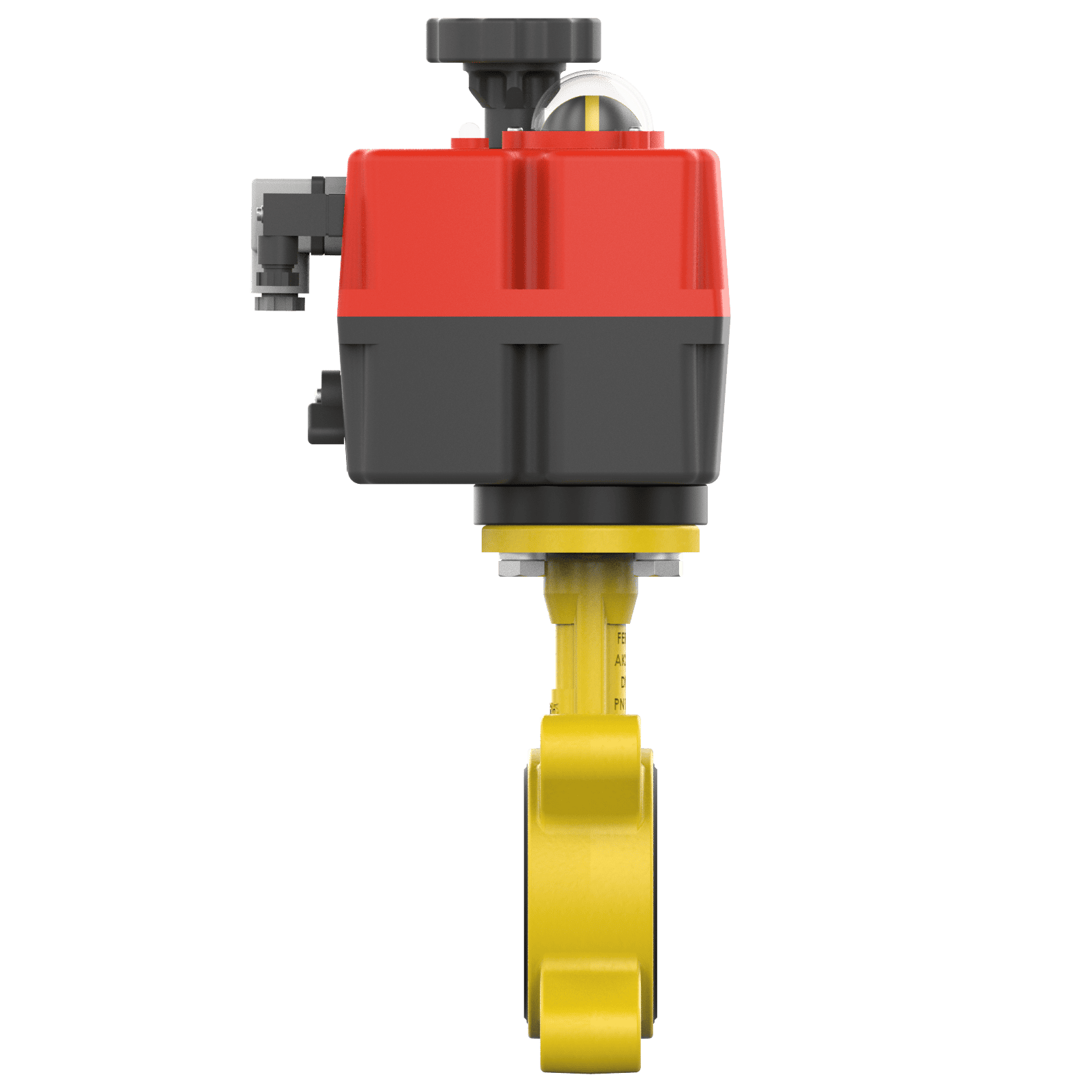 Vanne papillon DN65 pour gaz avec actionneur électrique Vanne papillon électrique DN65 pour gaz