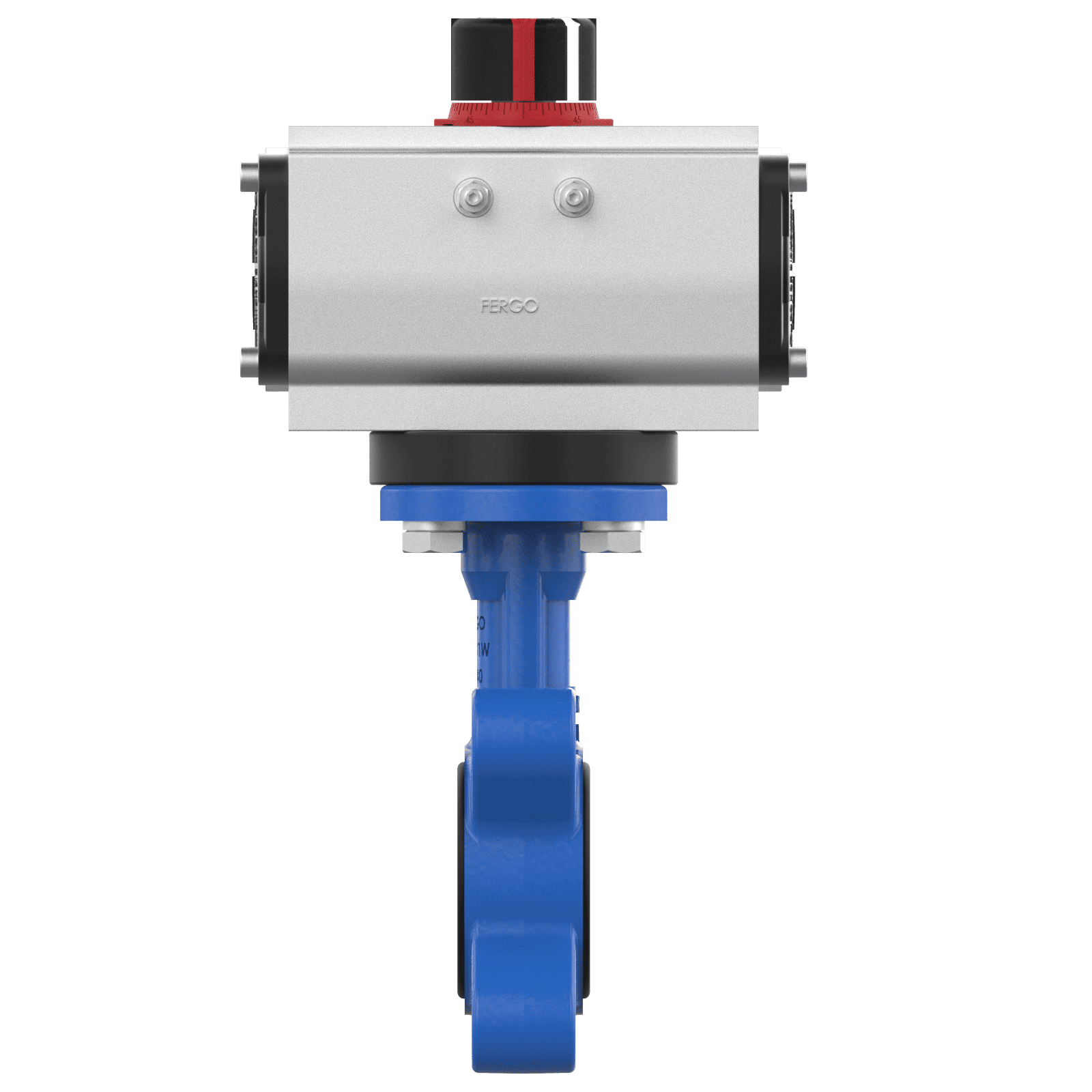 Pneumatische Absperrklappe DN40 für Trinkwasser Trinkwasser Absperrklappe DN40 pneumatisch