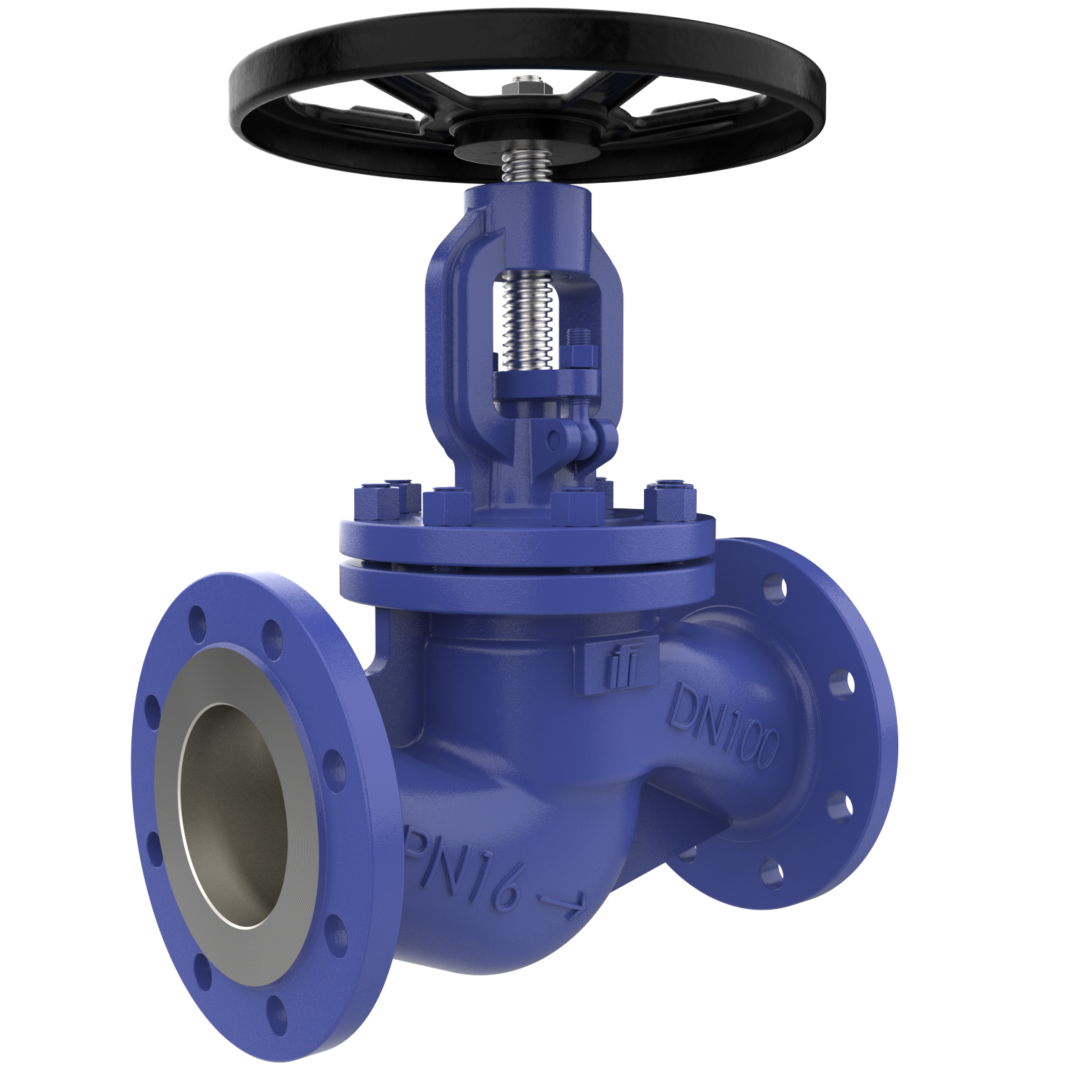 VG430 flanged shut-off valve DN 100 PN16 steel TA Luft handwheel VG430 flanged shut-off valve DN 100 PN16 steel TA Luft handwheel