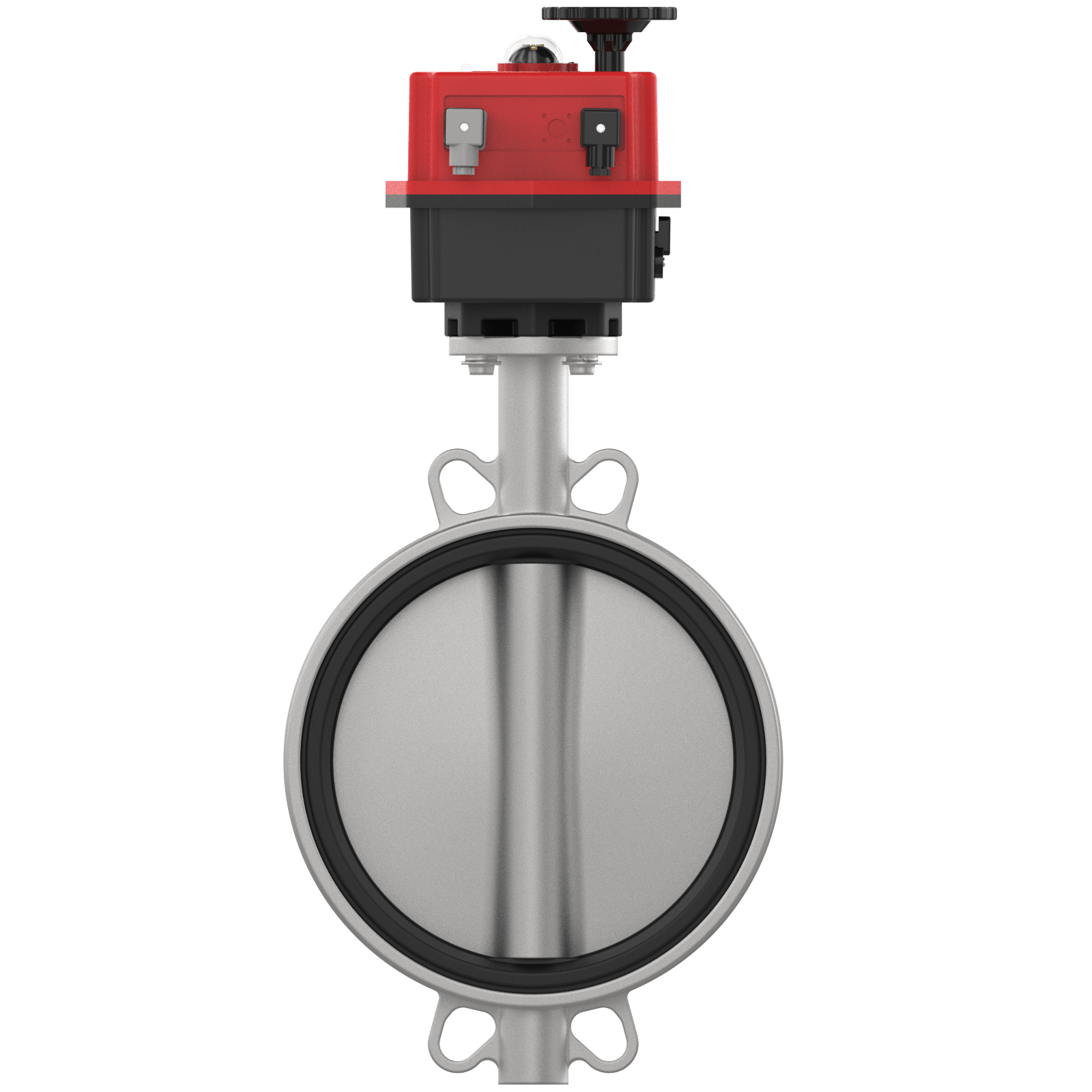 Electric stainless steel butterfly valve DN200