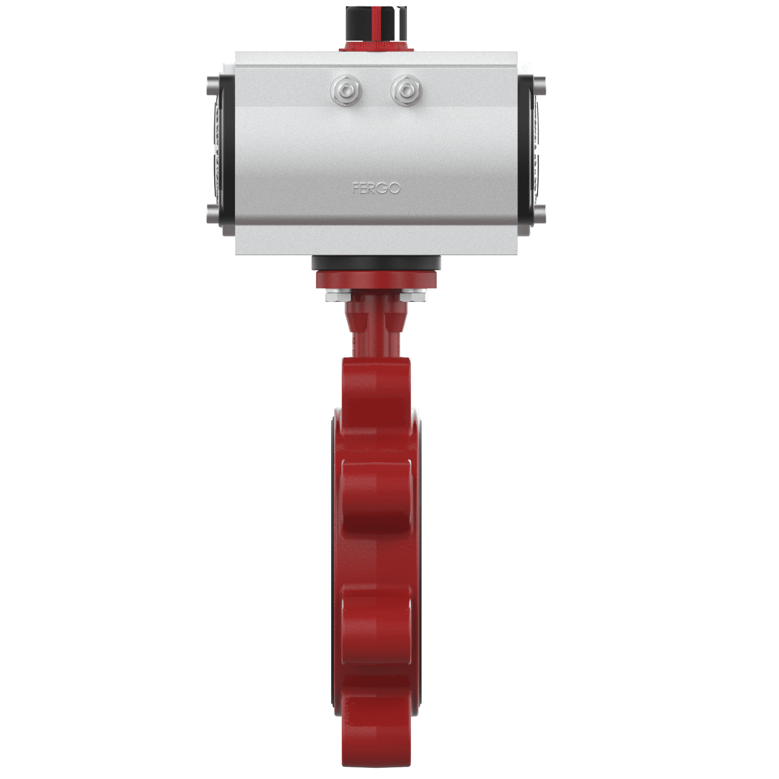 Pneumatic butterfly valve DN150