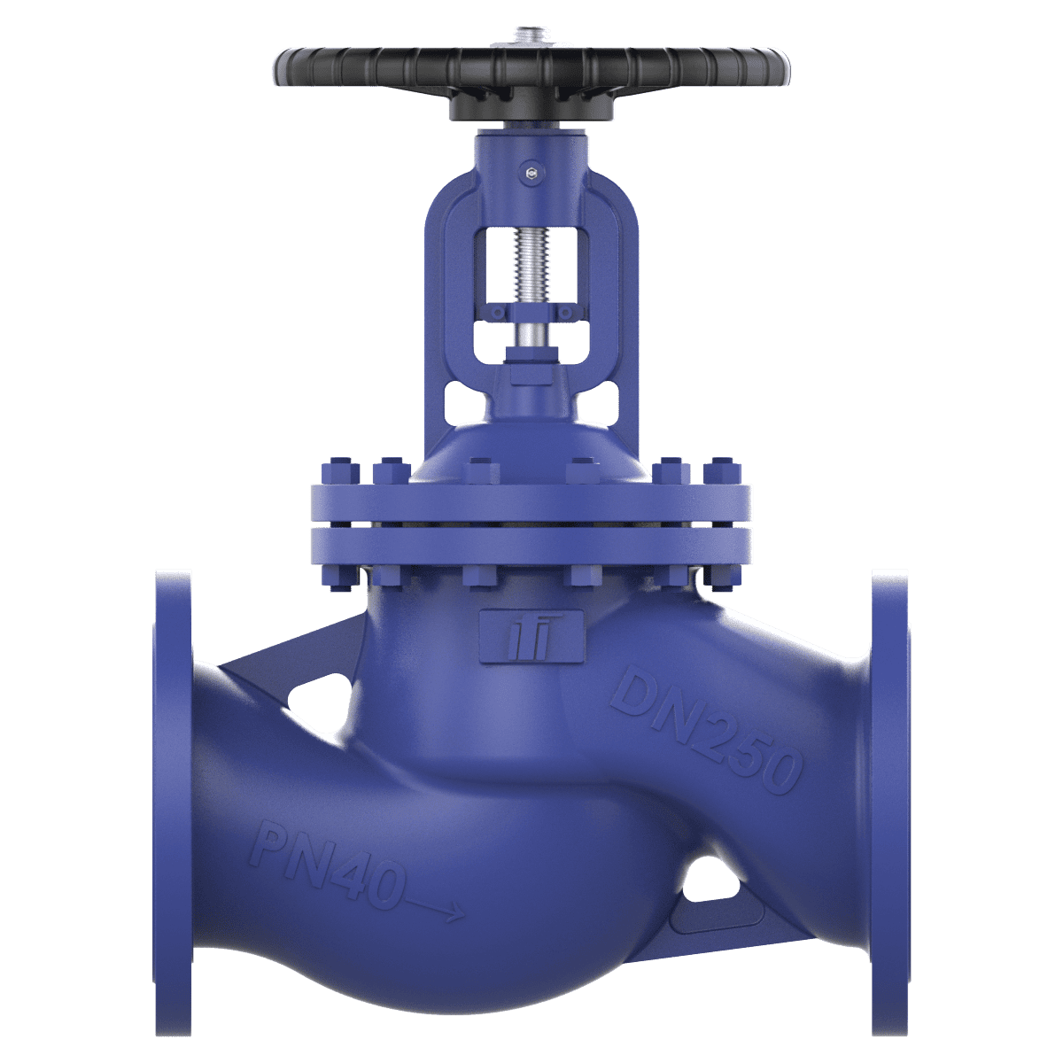 Bellows sealed globe valve DN250 PN40