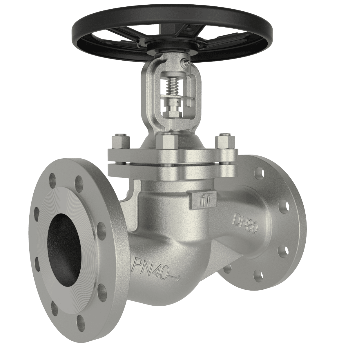 Edelstahl Faltenbalgventil DN80 PN40