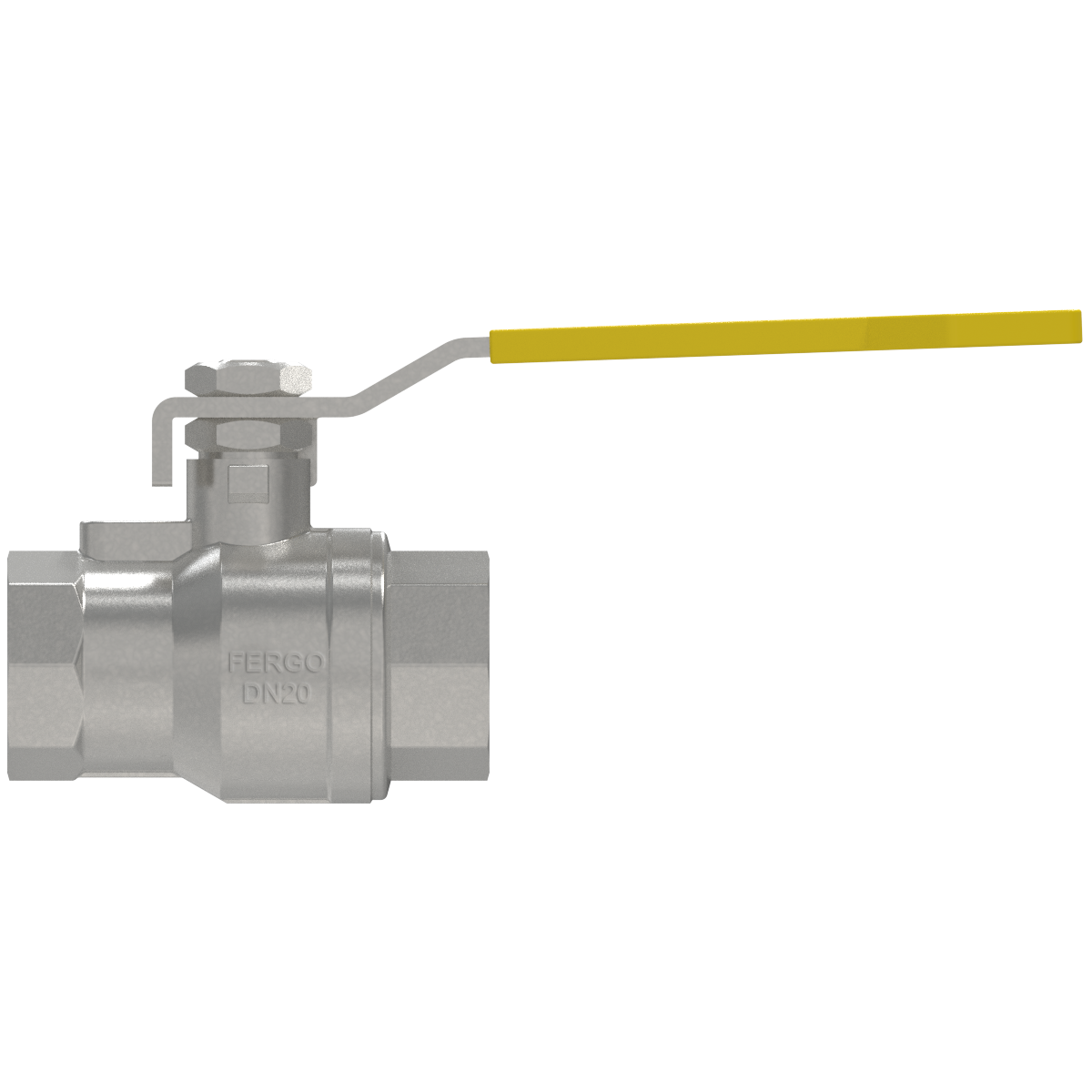 Gas/biogas ball valve 3/4" Inches Stainless steel ball valve 3/4" Inches for gas/biogas pipelines with DVGW approval.