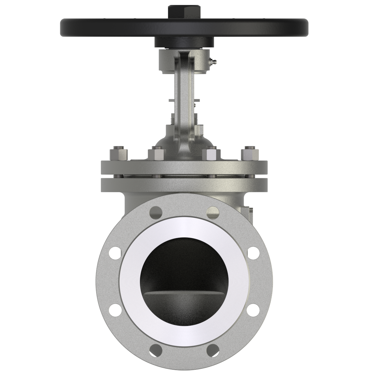 Stainless steel bellows sealed globe valve DN125 PN16