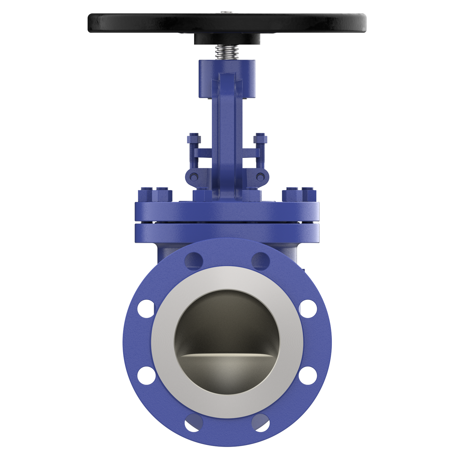 VG430 flanged shut-off valve DN 150 PN40 steel TA air handwheel