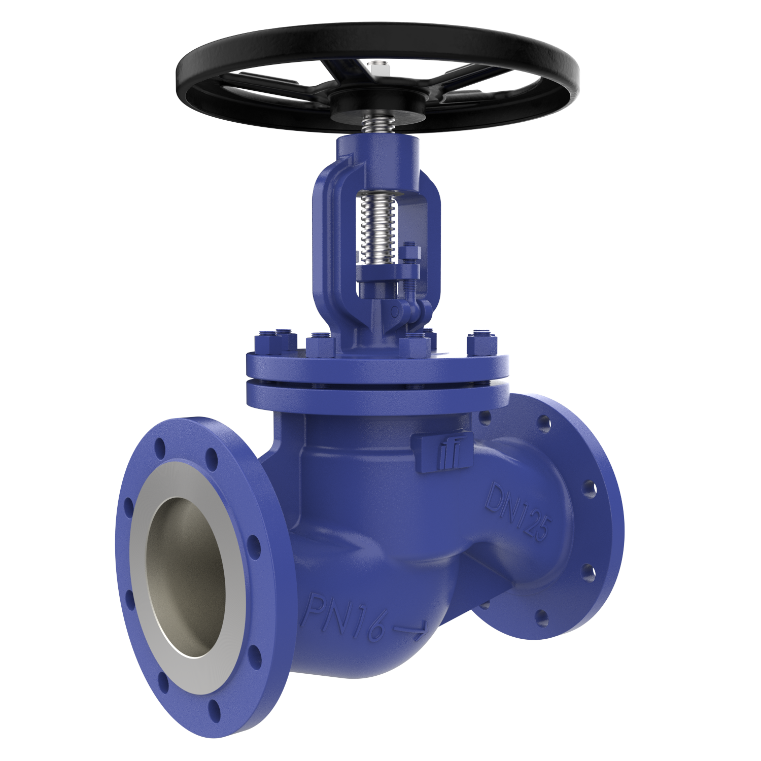 VG430 flanged shut-off valve DN 125 PN16 steel TA air handwheel VG430 flanged shut-off valve DN 125 PN16 steel TA air handwheel