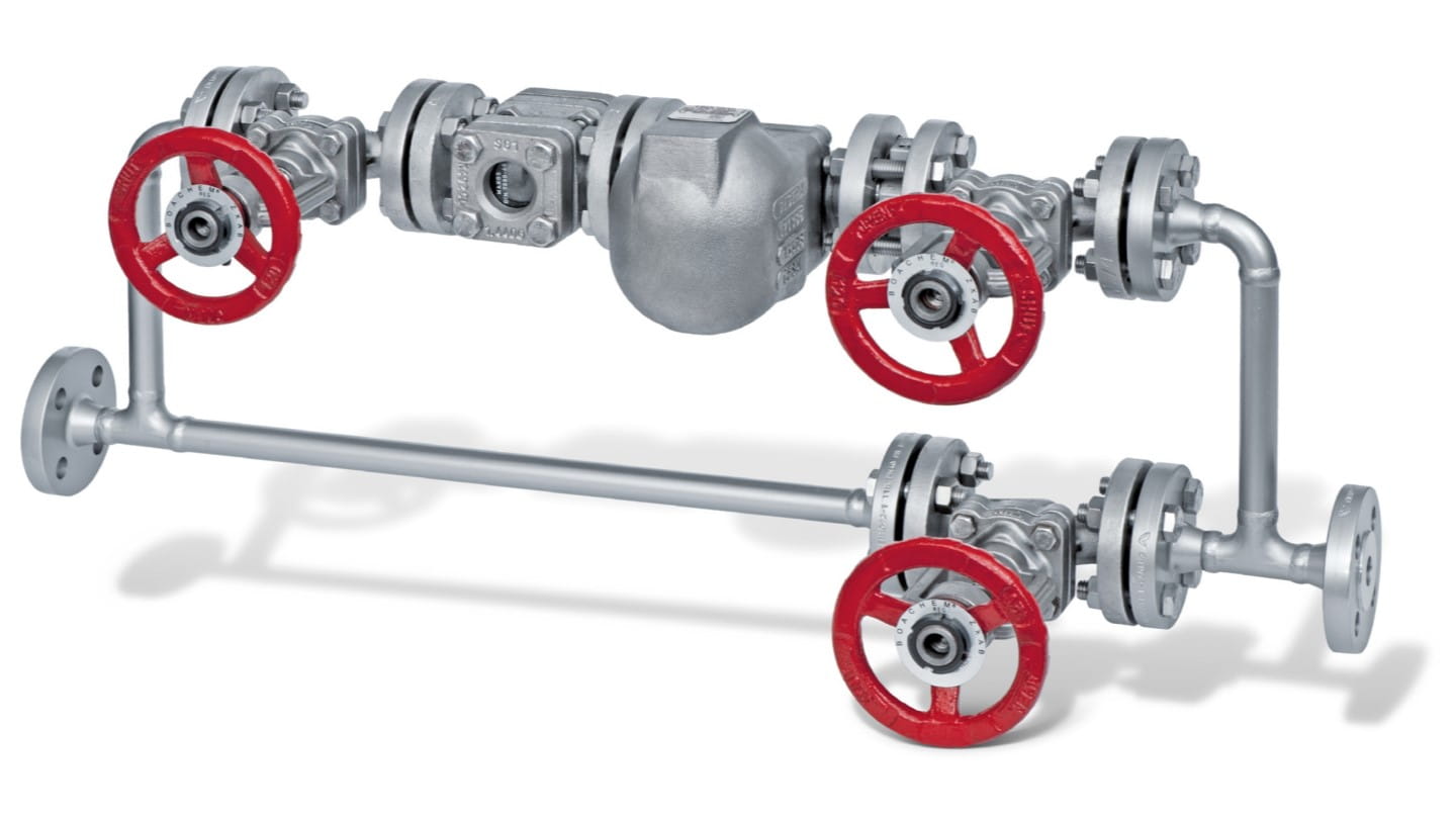 GESTRA steam traps from the BK, MK and UNA series for industrial steam systems – reliable condensate drainage