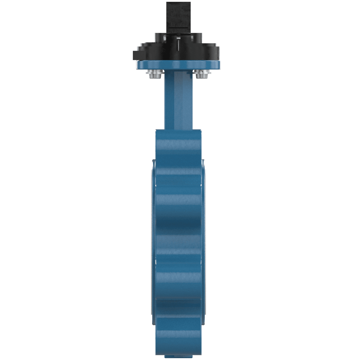 Anflansch-Absperrklappe DN125 mit Handhebel und PTFE-Sitz für industrielle Anwendungen Absperrklappe DN125 mit Handhebel