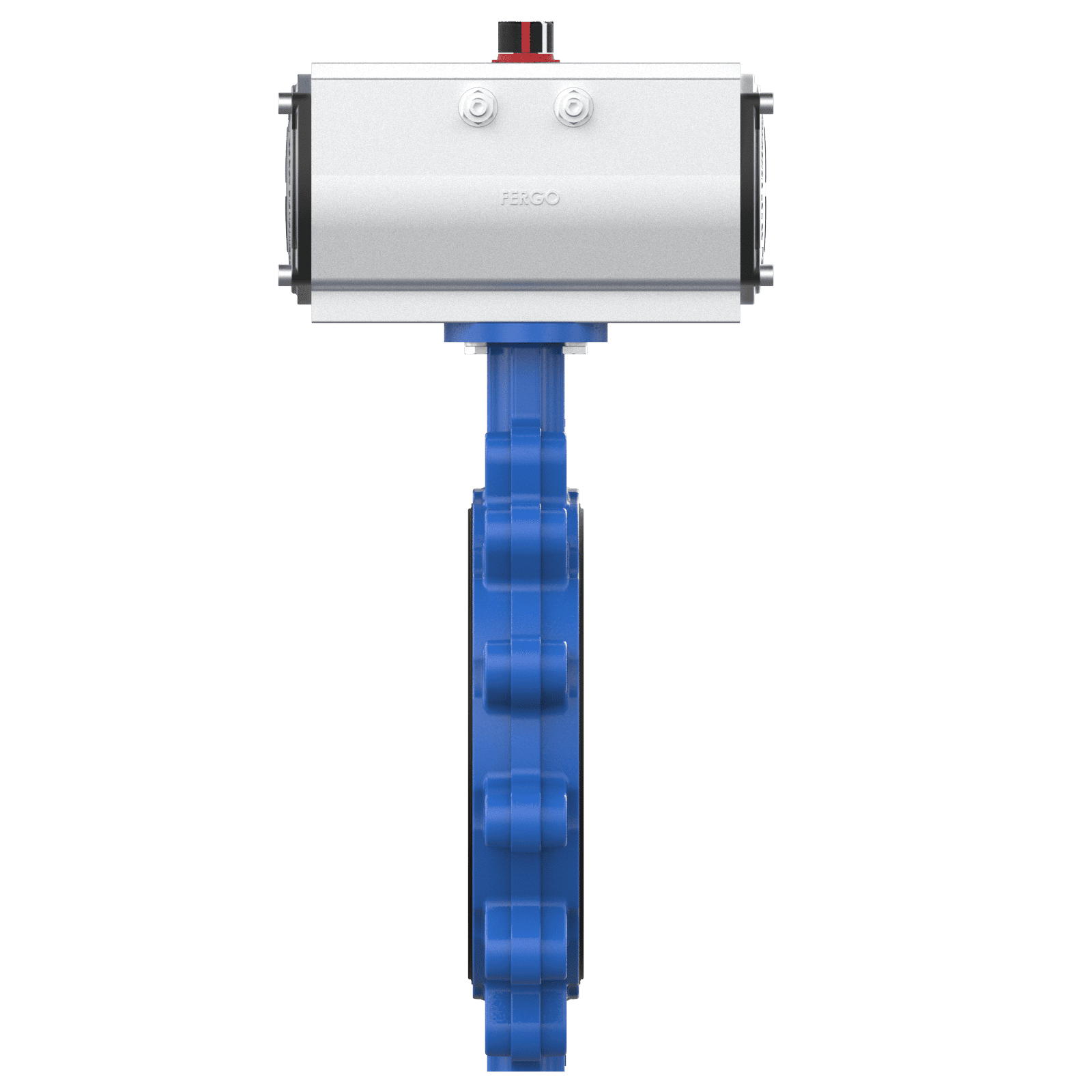 Pneumatic butterfly valve DN300 PN10