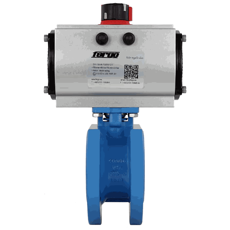 Kompaktkugelhahn Vanne à boisseau sphérique compact Acier moulé Actionneur pneumatique