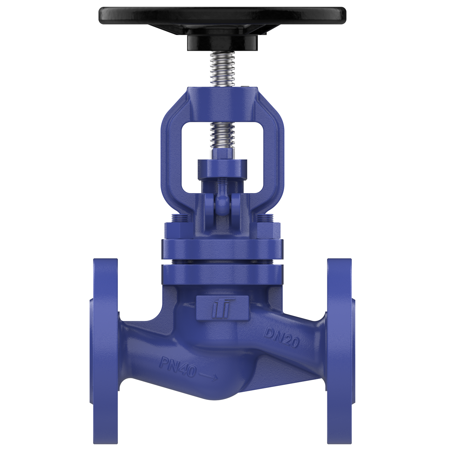 VG430 Flanged shut-off valve DN 20 PN16/40 steel TA-Luft handwheel VG430 Flanged shut-off valve DN 20 PN16/40 steel TA-Luft handwheel