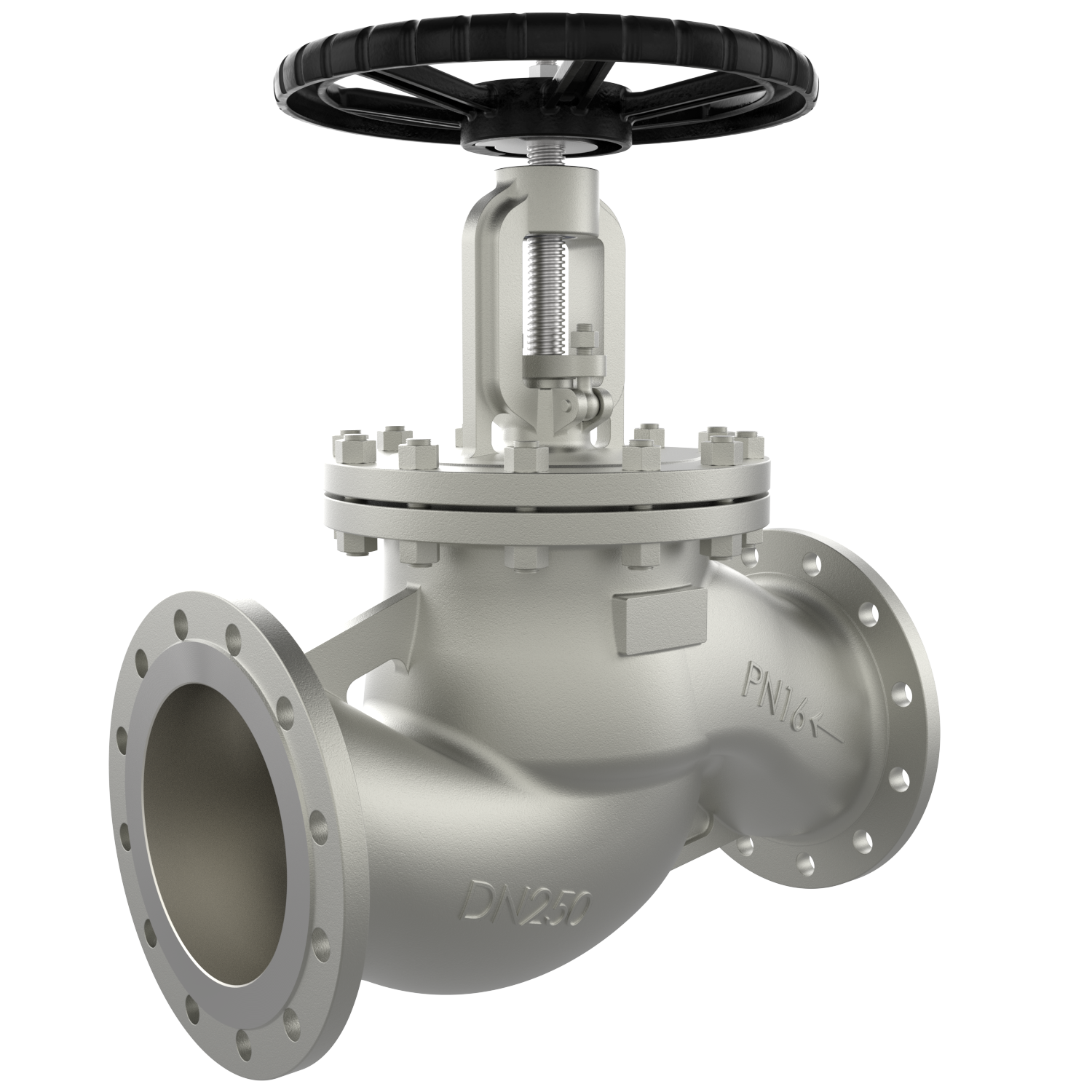 VG450 flanged shut-off valve DN 250 PN16 stainless steel TA air handwheel VG450 flanged shut-off valve DN 250 PN16 stainless steel TA air handwheel