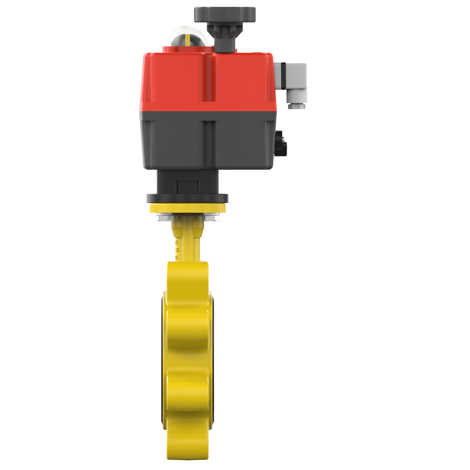 Electric butterfly valve DN100 for gas