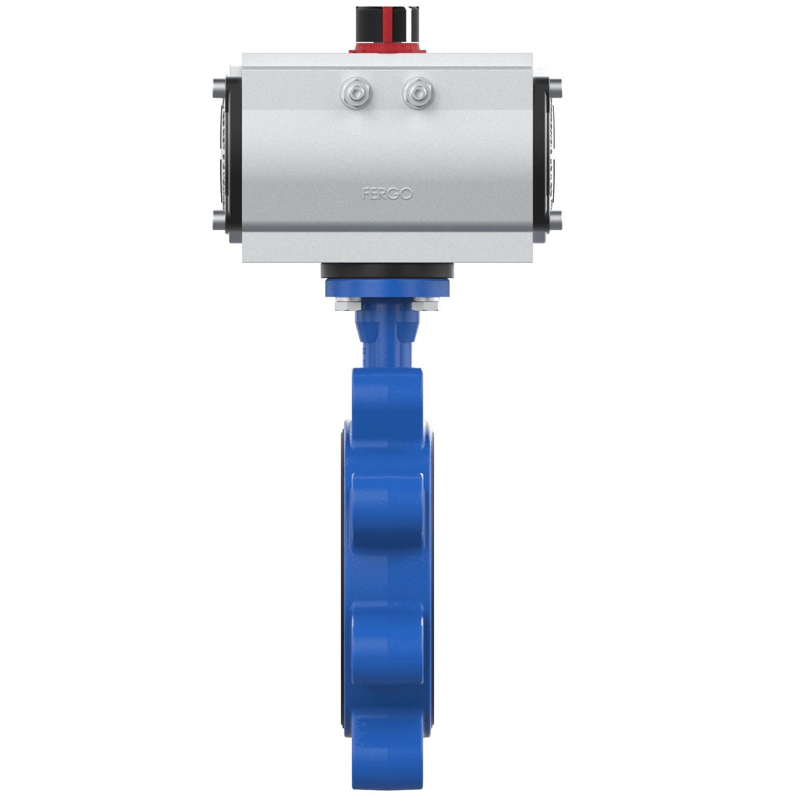 Butterfly valve with pneumatic actuator DN150 Pneumatic butterfly valve DN150