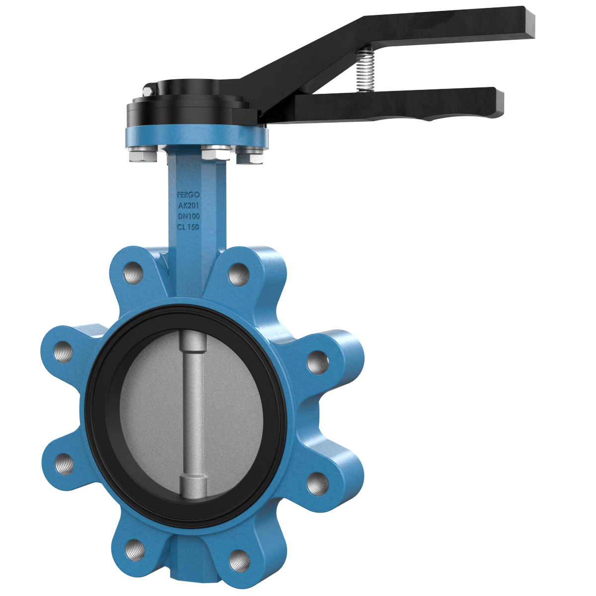 Butterfly valve DN100 ASME Class 150 Butterfly valve DN100 ASME Class 150 for industrial piping systems