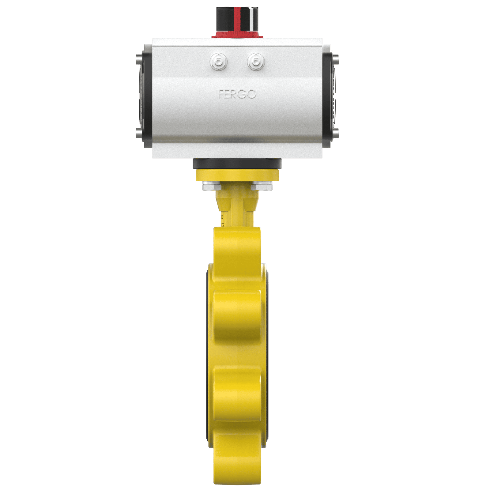 Pneumatische Absperrklappe DN125 für Gas