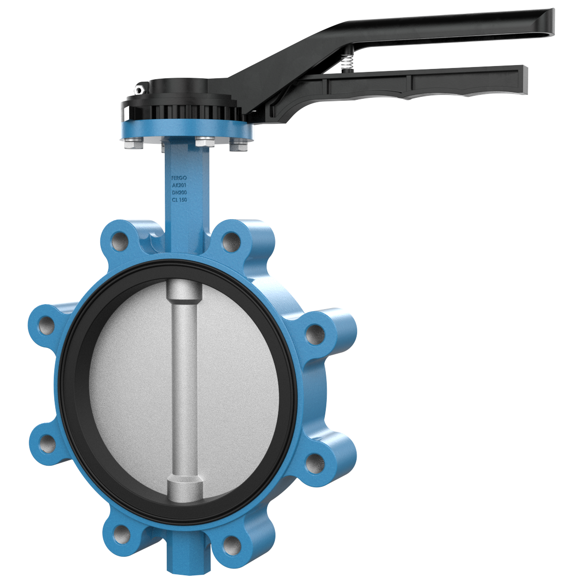 Butterfly valve DN200 ASME Class 150 Butterfly valve DN200 ASME Class 150 for industrial piping systems