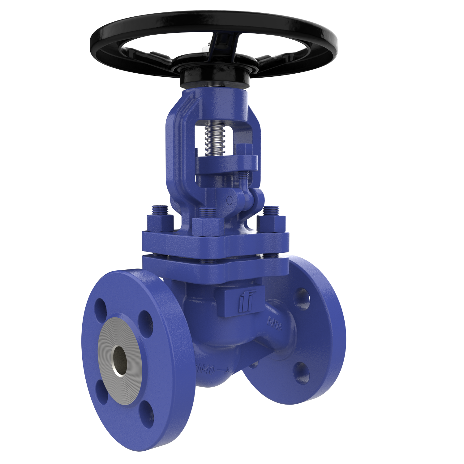 VG430 flanged shut-off valve DN 15 PN16/40 steel TA-air handwheel VG430 flanged shut-off valve DN 15 PN16/40 steel TA-air handwheel