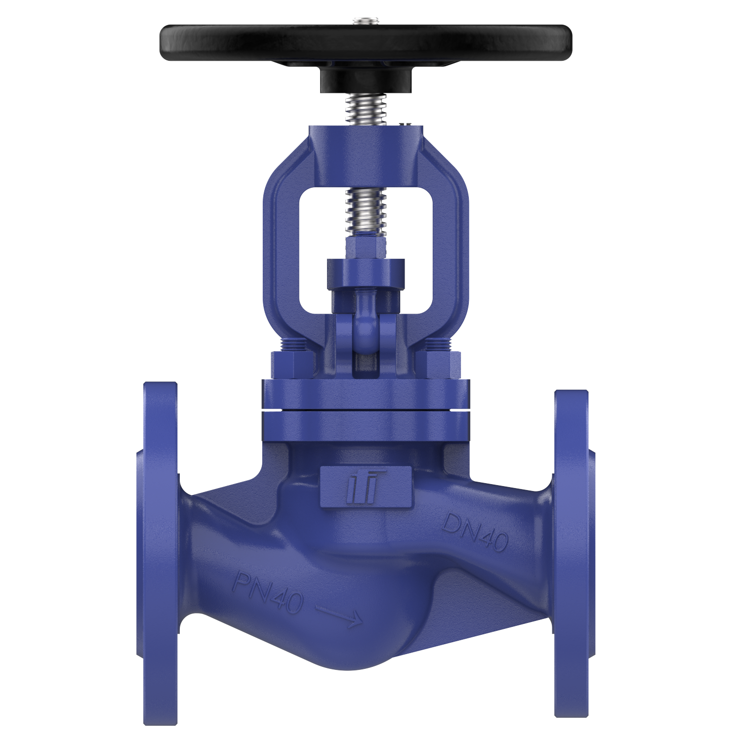 VG430 flanged shut-off valve DN 40 PN16/40 steel TA-air handwheel VG430 flanged shut-off valve DN 40 PN16/40 steel TA-air handwheel